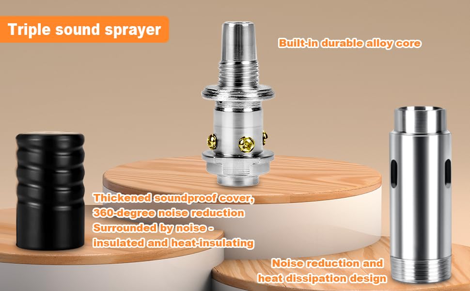 5 ingranaggi regolati pistola chiodi