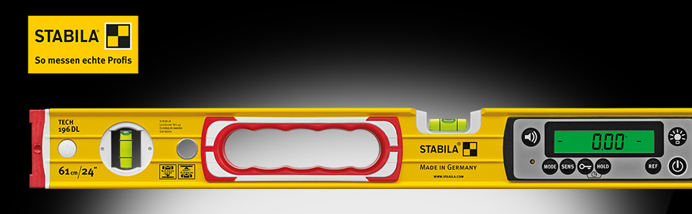 TECH 196 DL, Strumenti di misura elettronici, STABILA, Livella a bolla