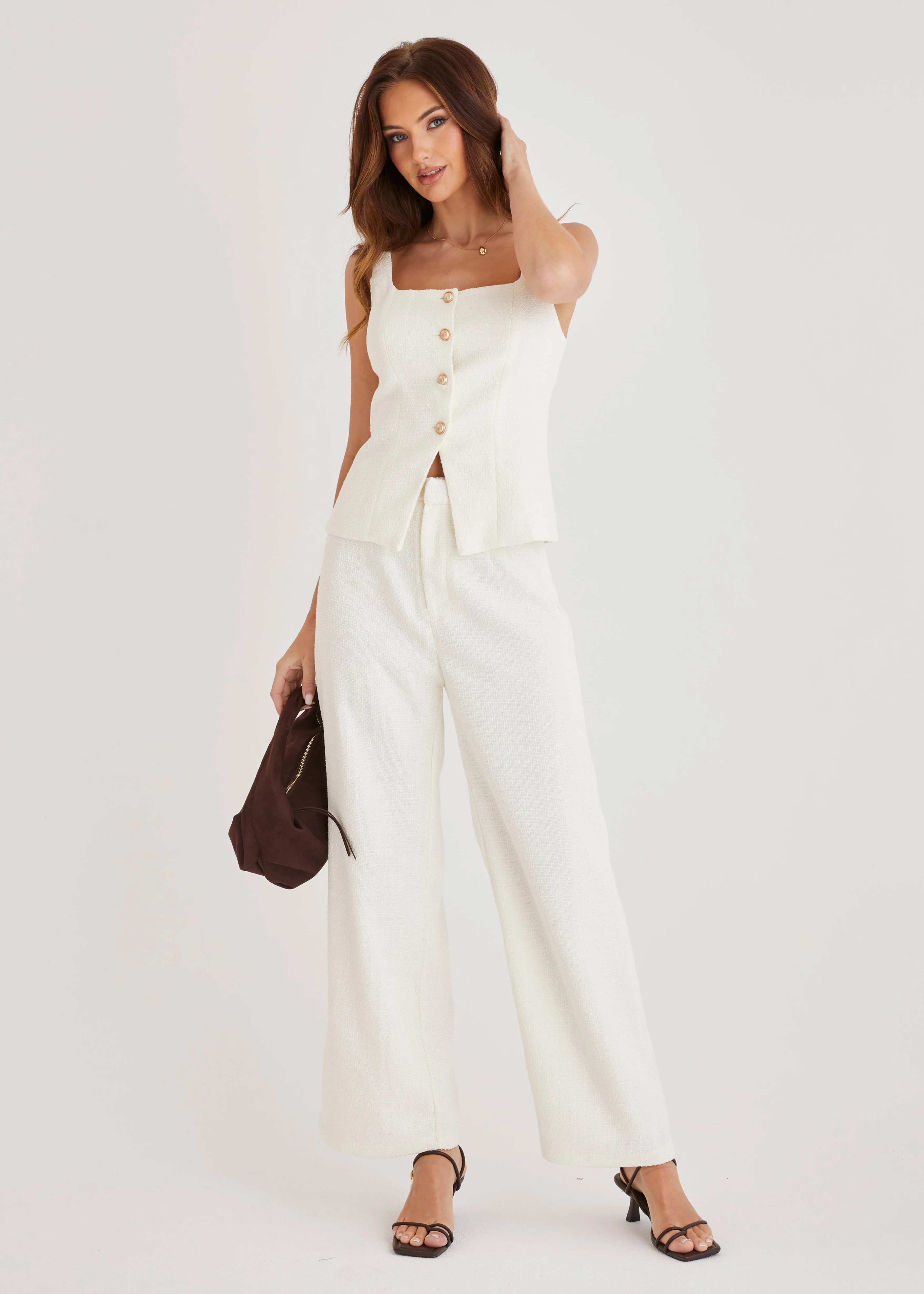 Suzzie Tweed Set - Cream - Honorern