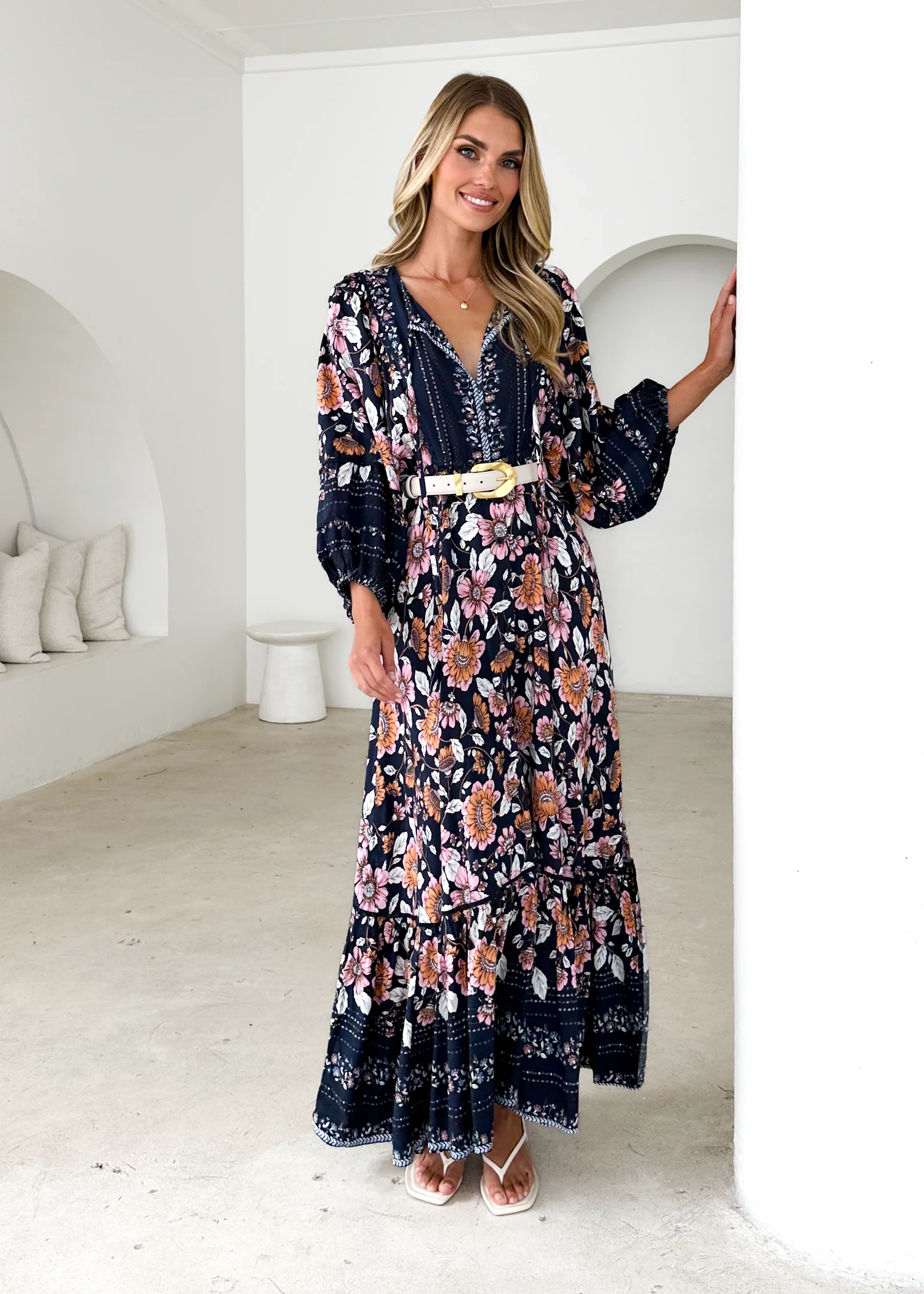 Catalonia Maxi Dress - Shania - Honorern