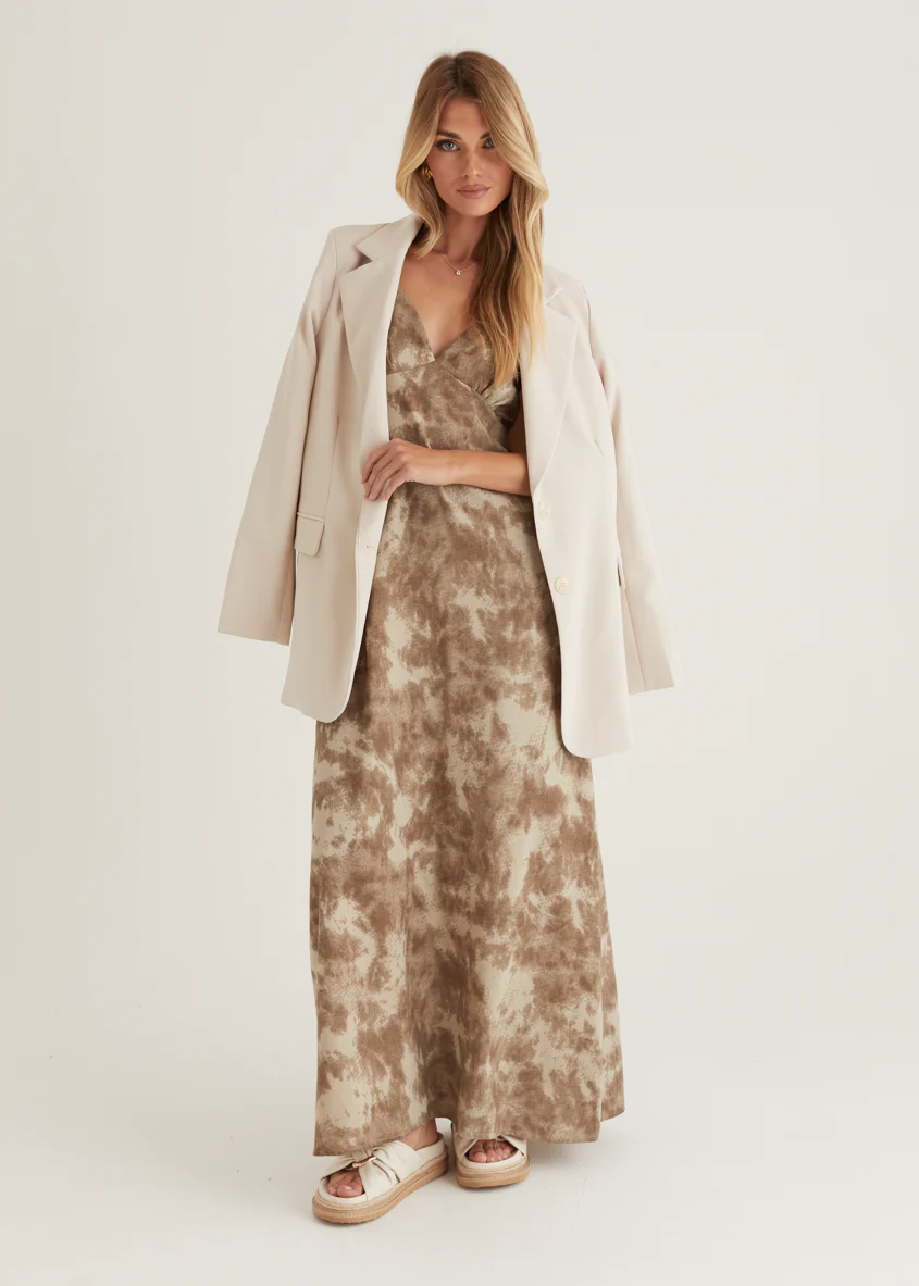 Emery Maxi Dress - Walnut - Honorern