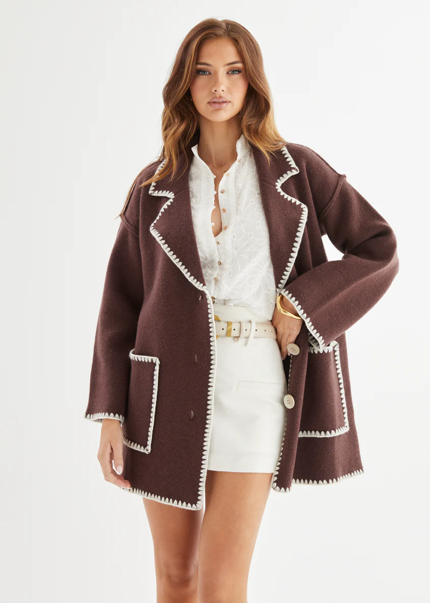 Harlo Cardigan - Espresso - Honorern