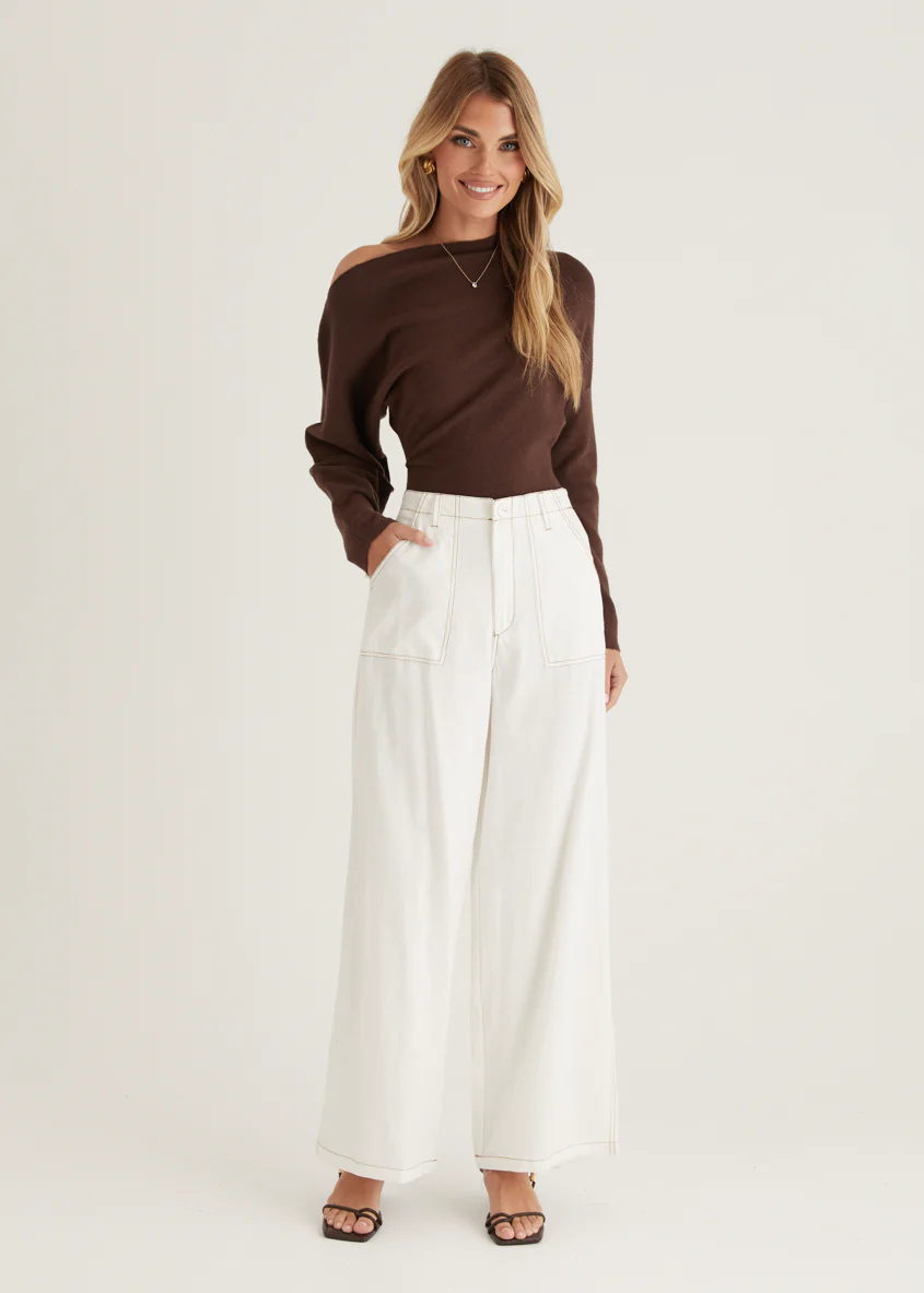 Presley Pants - Off White - Honorern