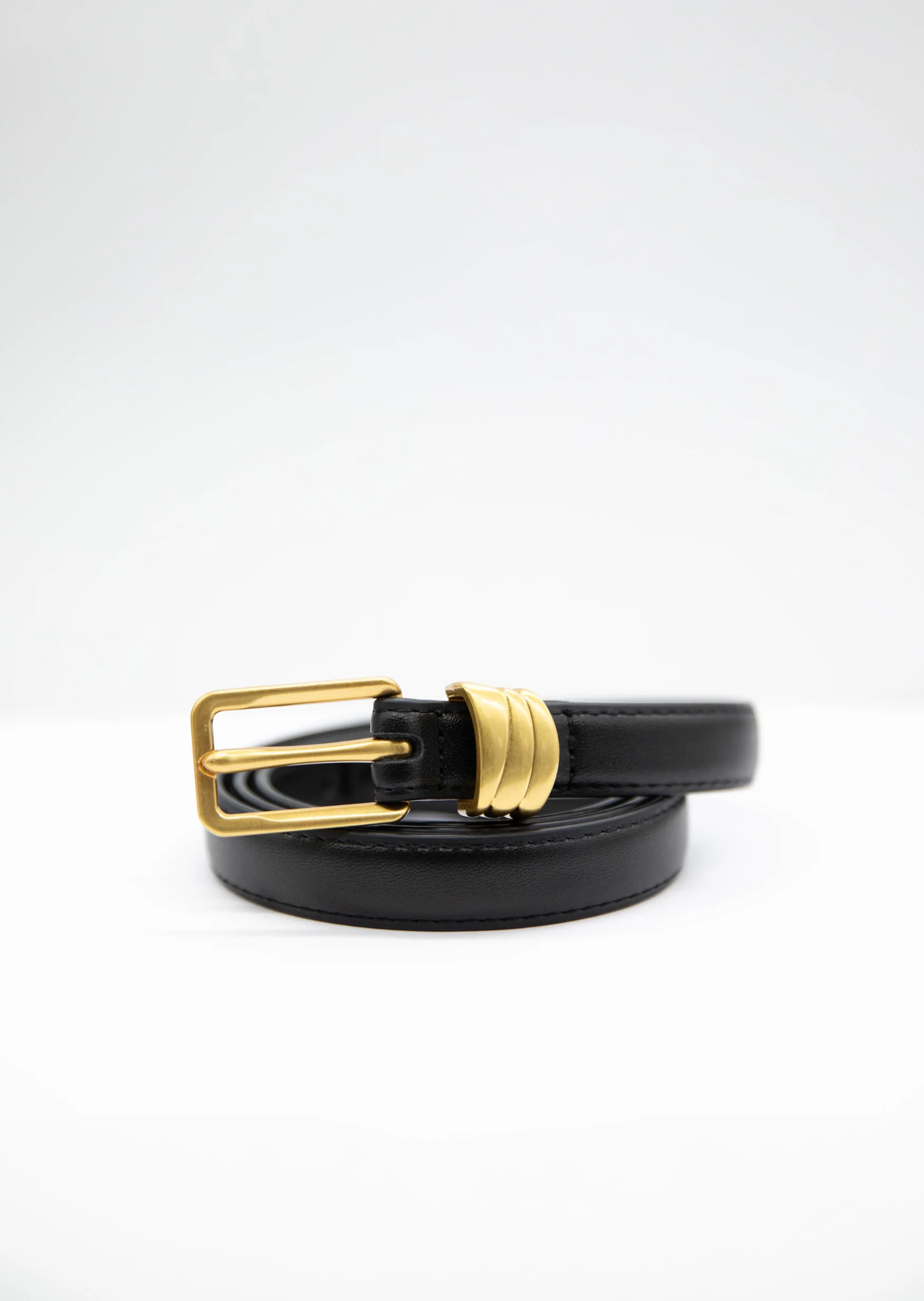 Eliaser Leather Belt - Black - Honorern