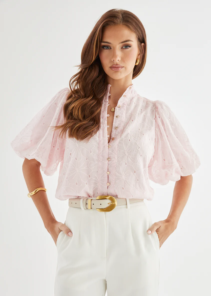 Middleton Blouse - Pink - Honorern