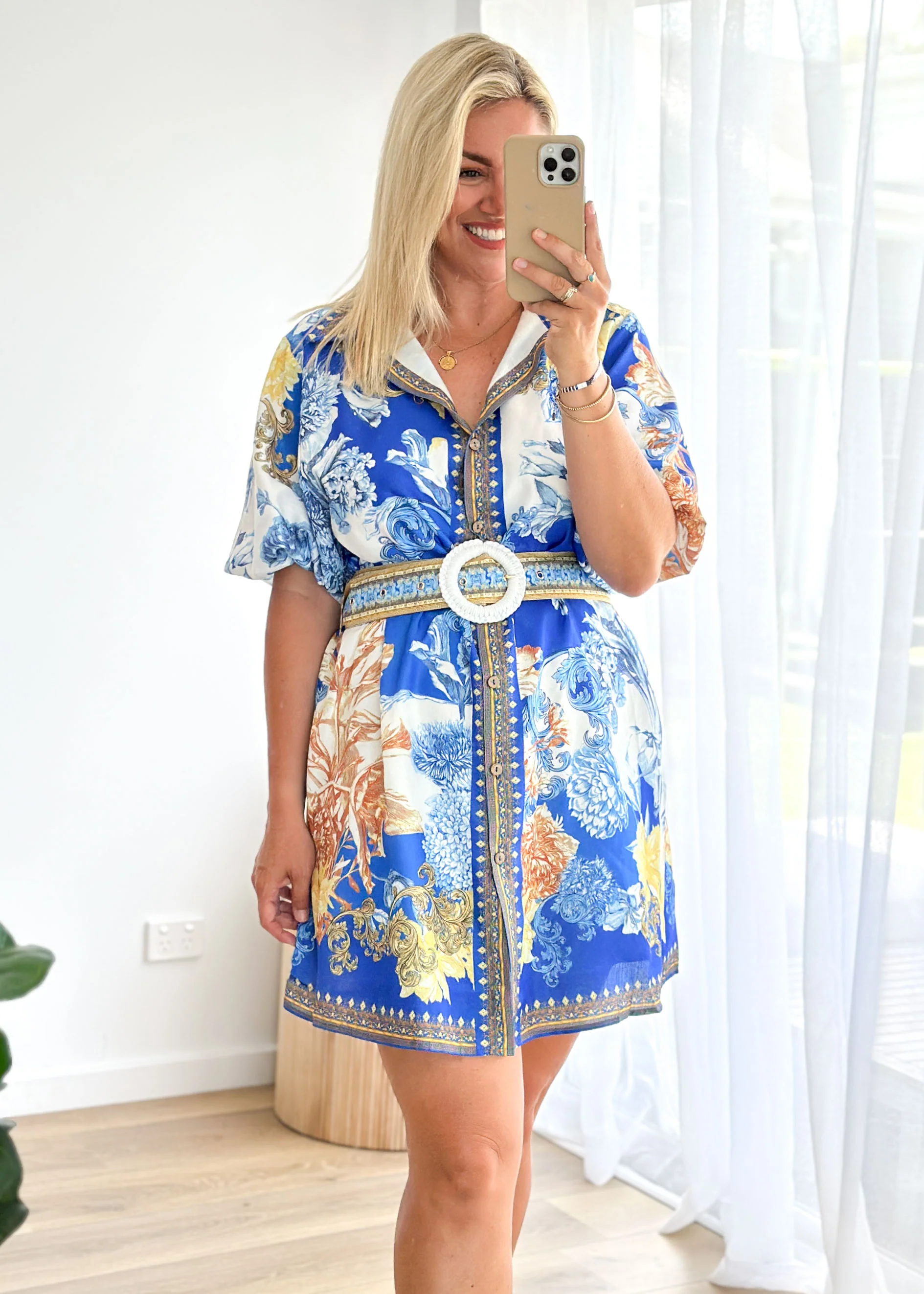 Akita Dress - China Doll Blue - Honorern