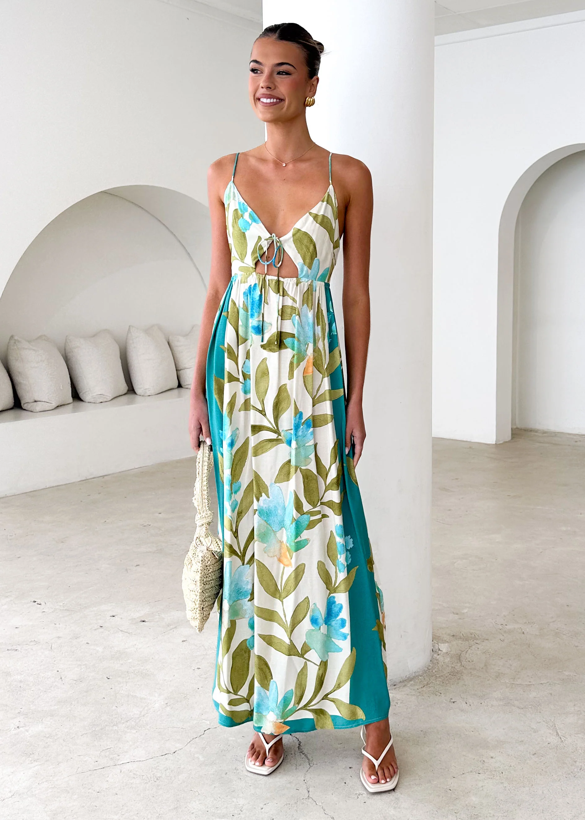Nevada Maxi Dress - Himalayan Poppy - Honorern