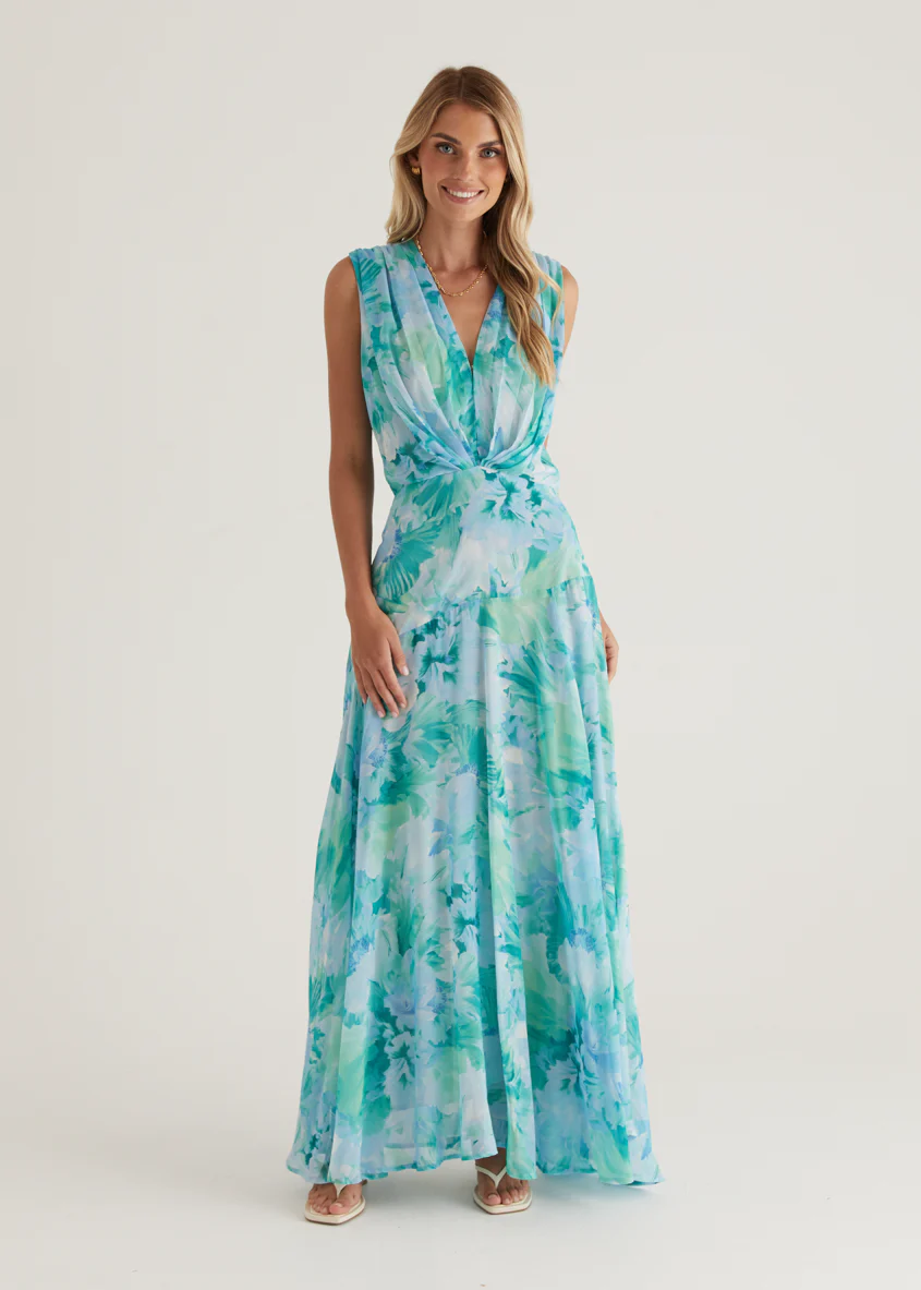 Amoureux Maxi Dress - Mint Ziah - Honorern