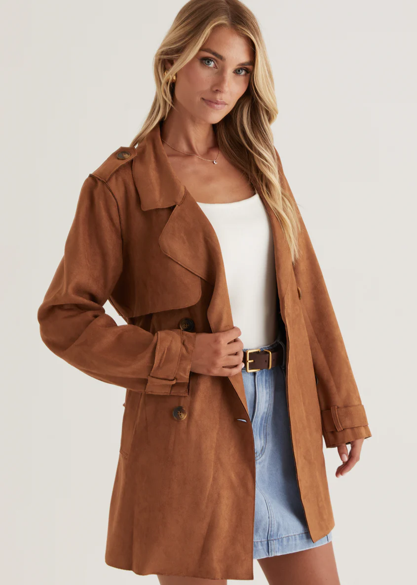 Lexington Suede Jacket - Tan - Honorern