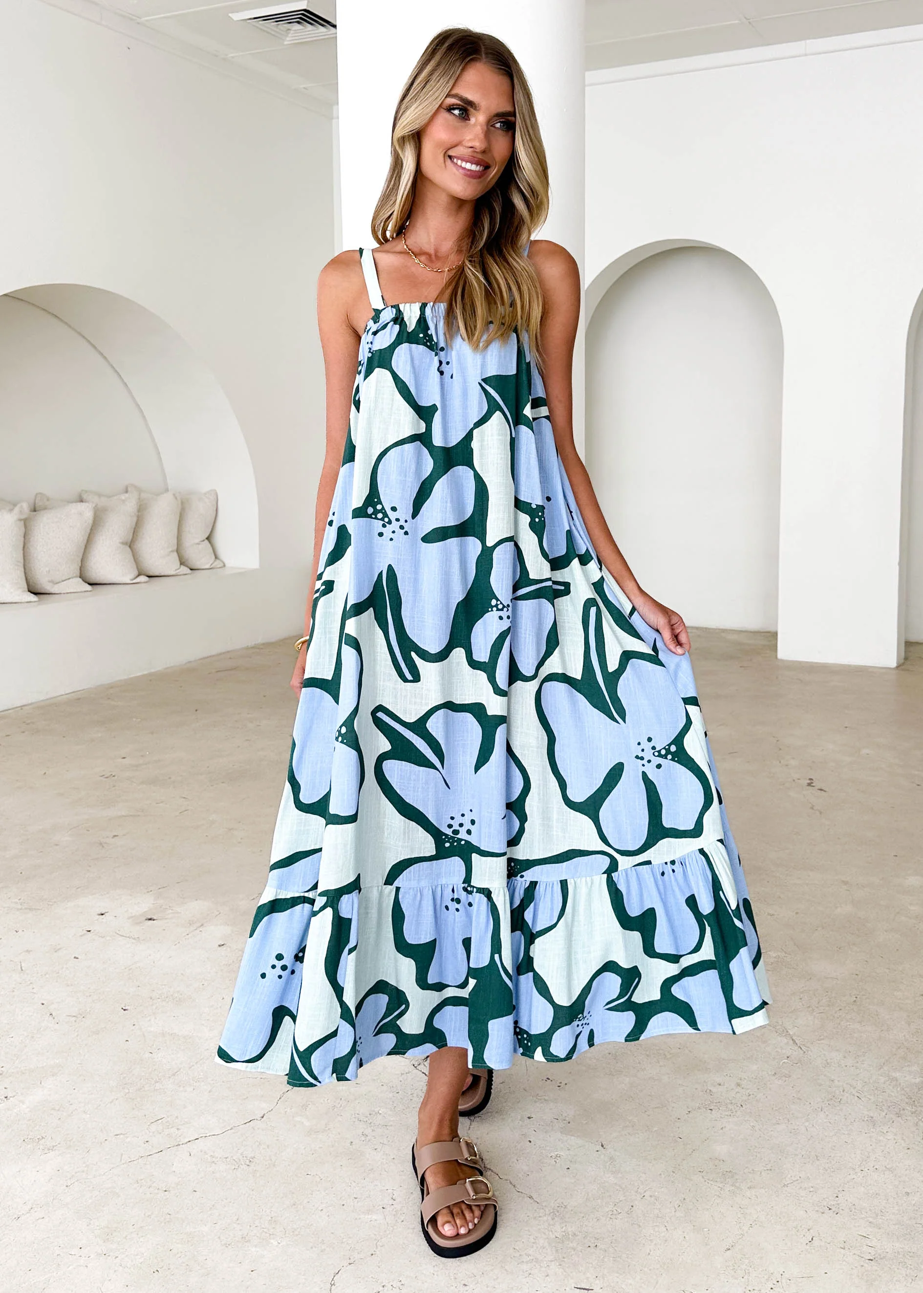 Preston Maxi Dress - Arlo Flower - Honorern