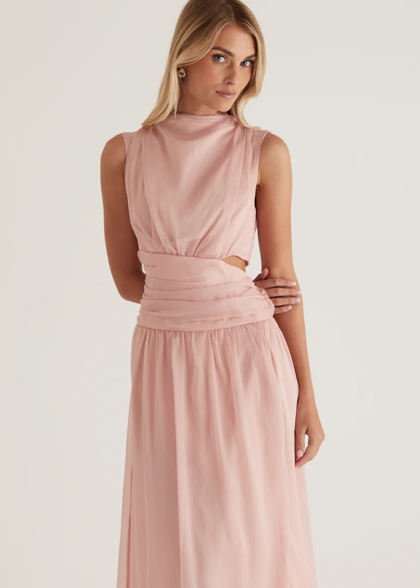 Everett Maxi Dress - Pink - Honorern
