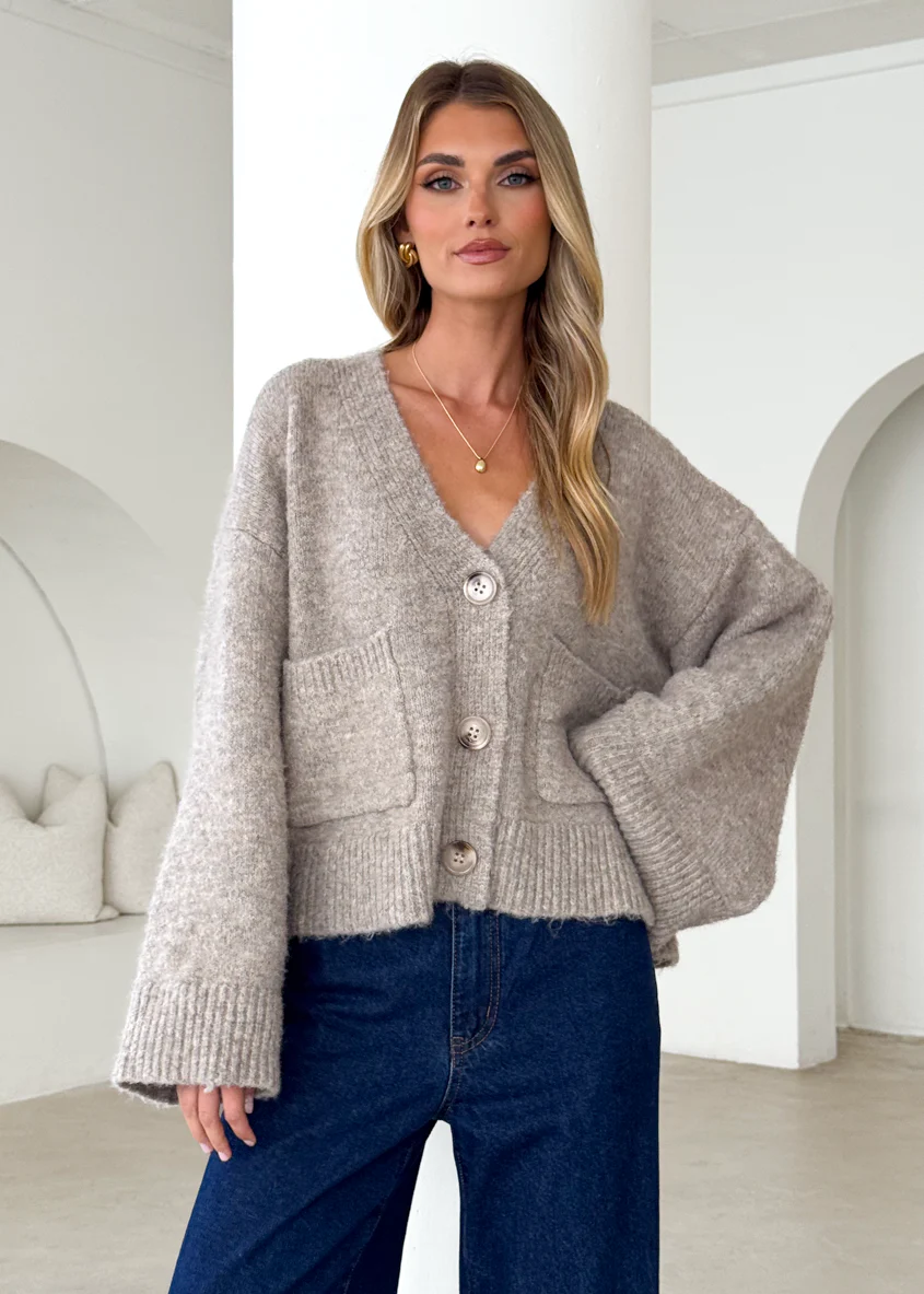 Reyna Sweater - Mushroom - Honorern