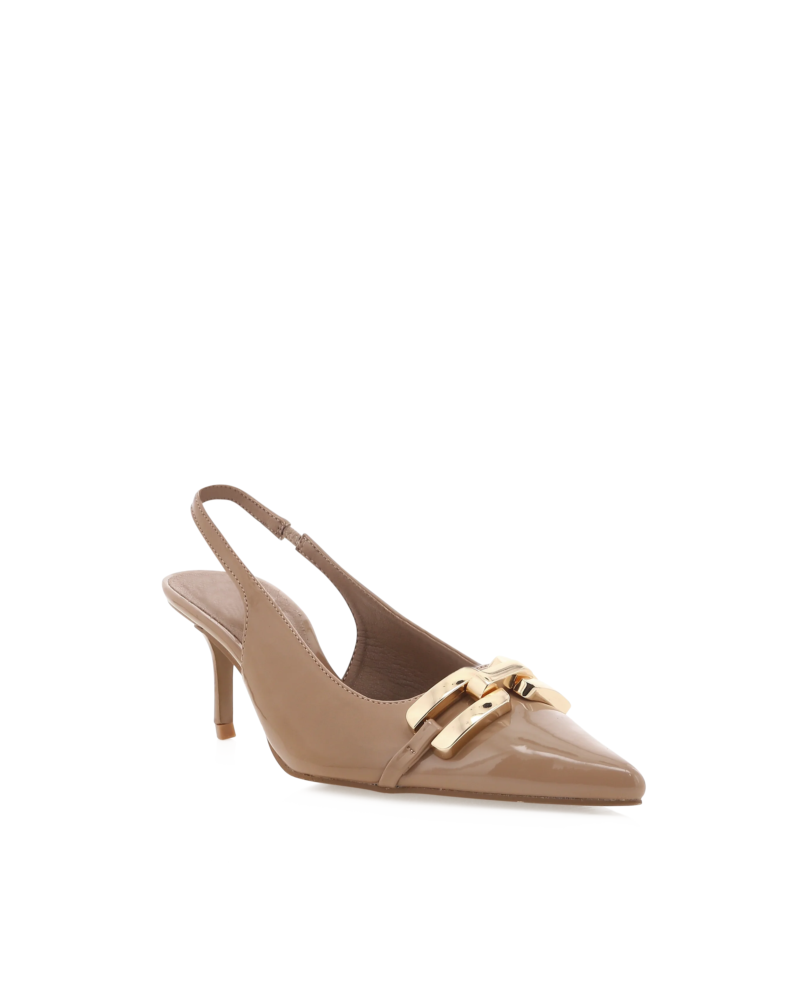 Dorothea Heels - Taupe Patent - Honorern