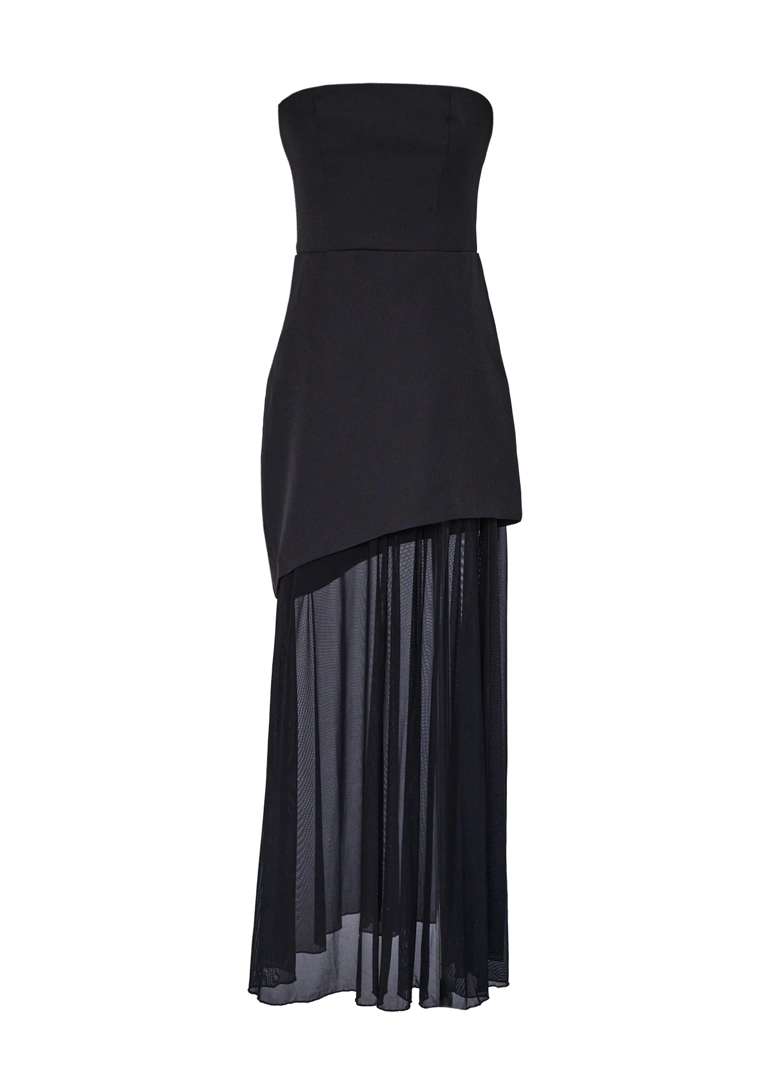 Cabaret Strapless Maxi Dress - Black - Honorern