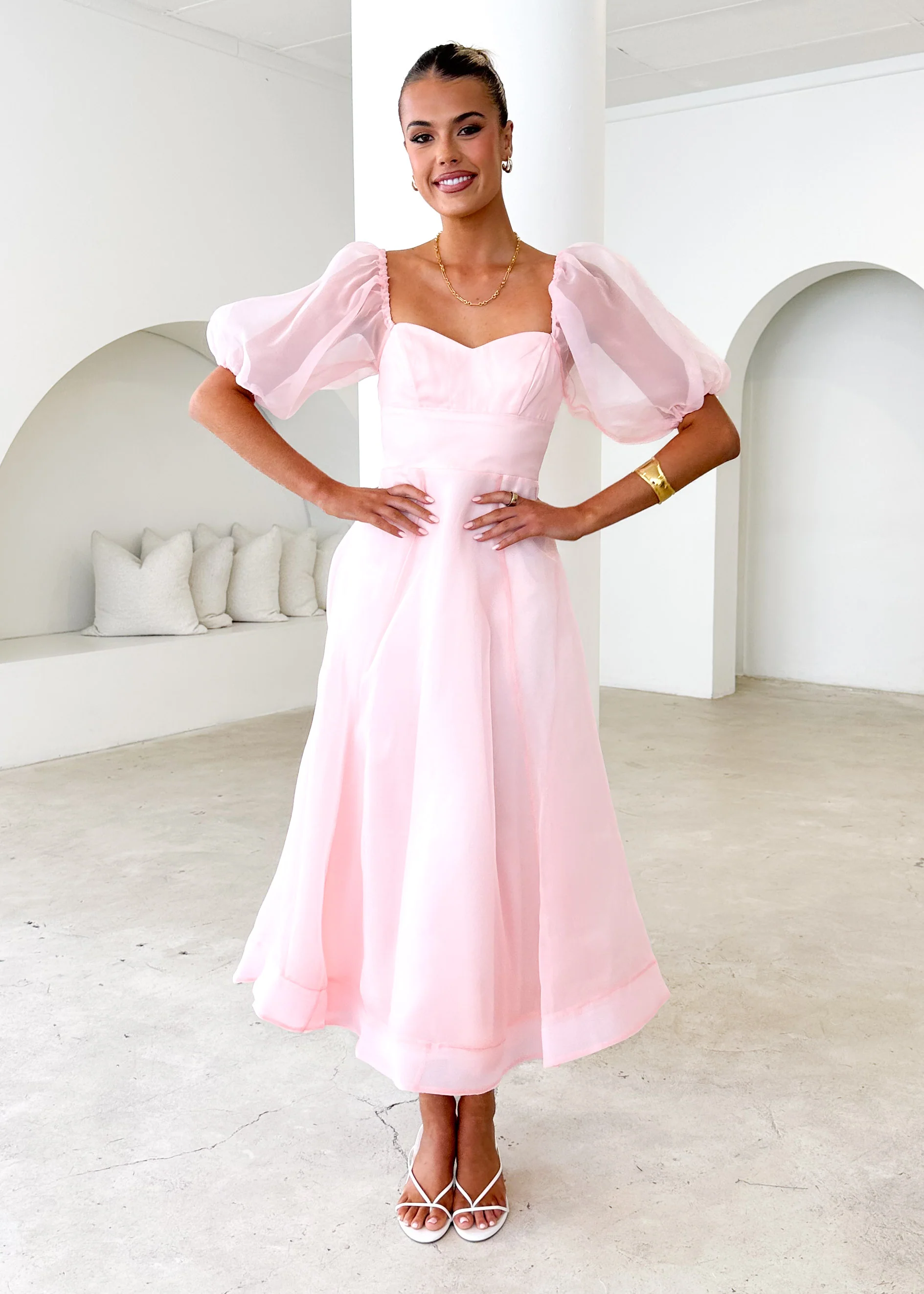 Paradisio Maxi Dress - Peach - Honorern