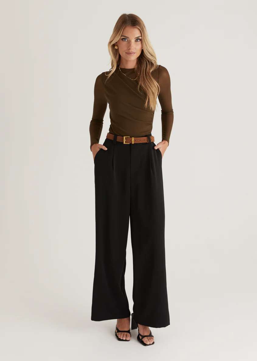 Corey Jersey Top - Olive - Honorern