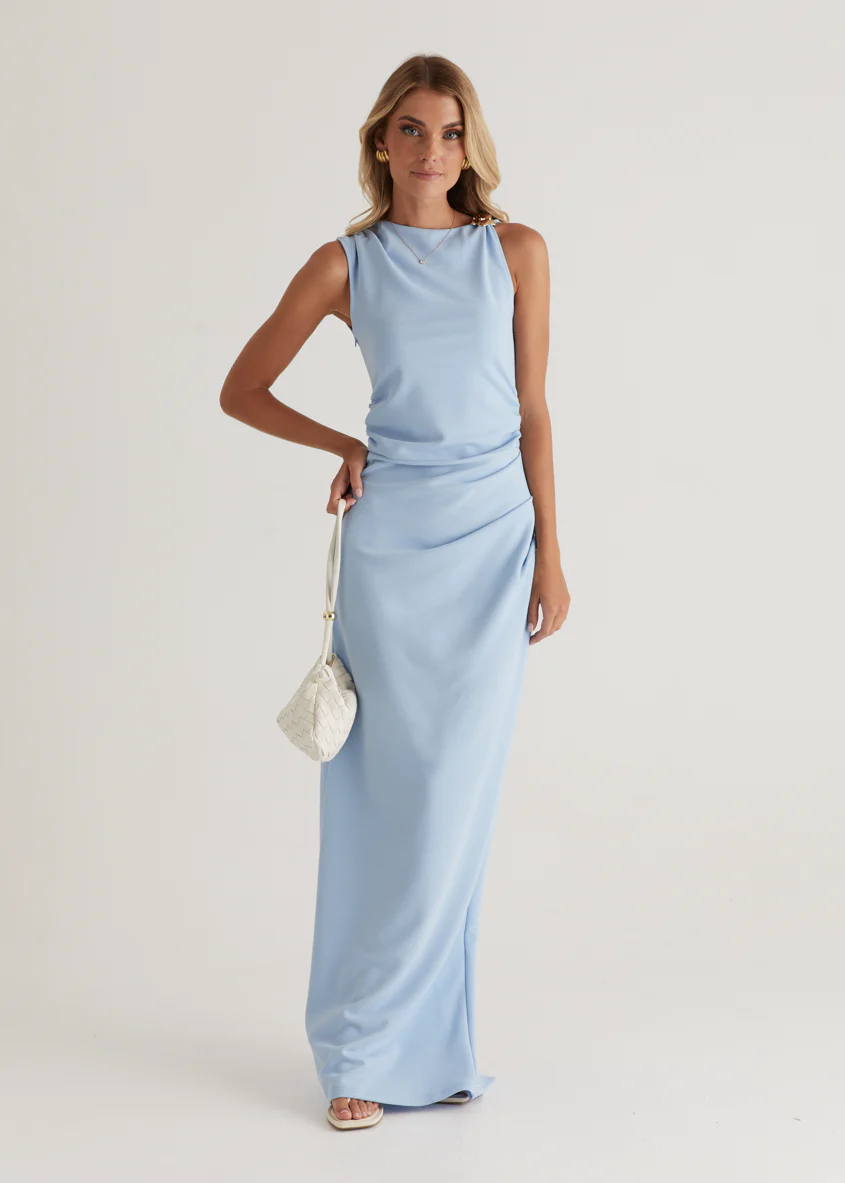 Liv Maxi Dress - Sky Blue - Honorern