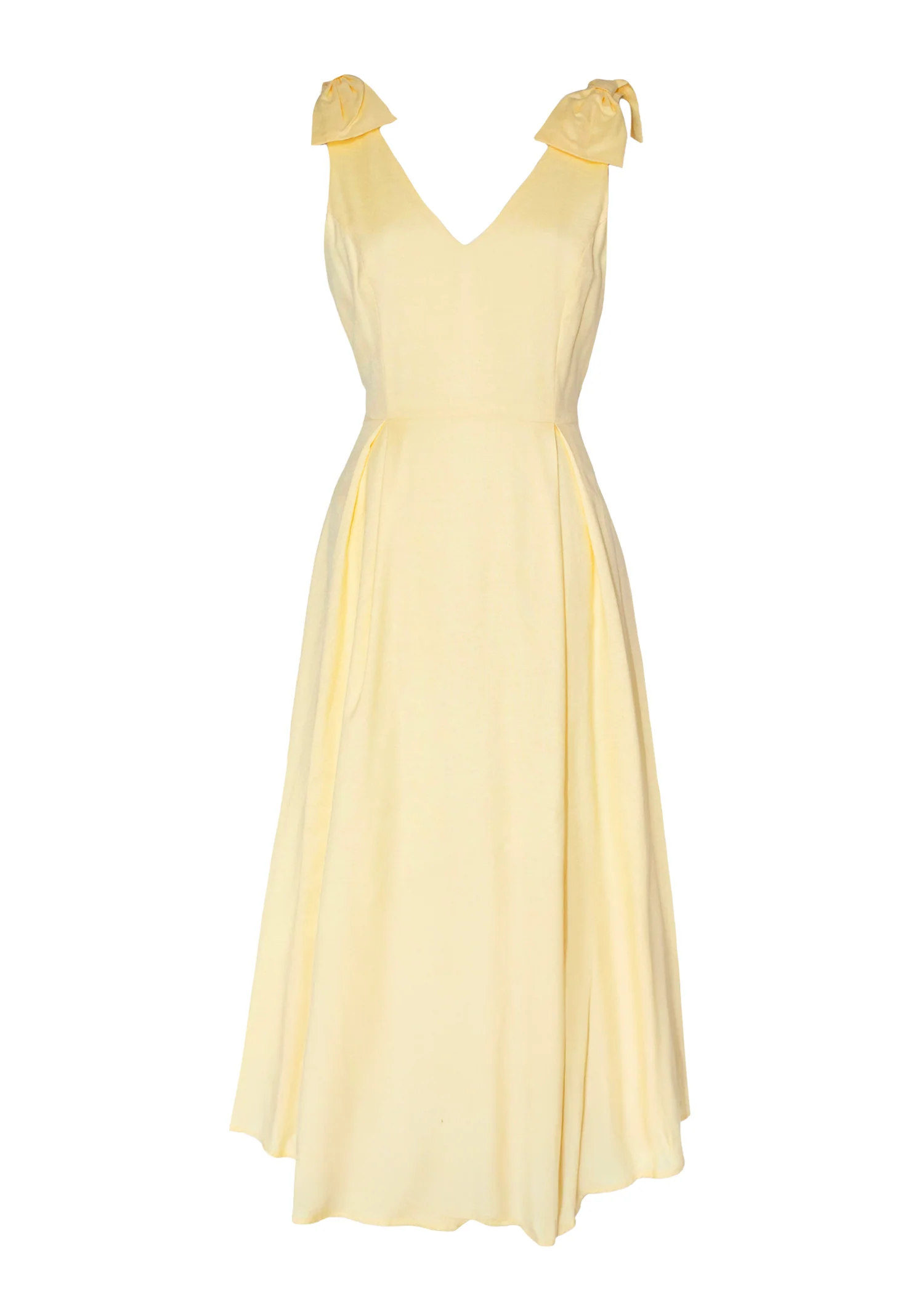 Pacifica Midi Dress - Lemon - Honorern