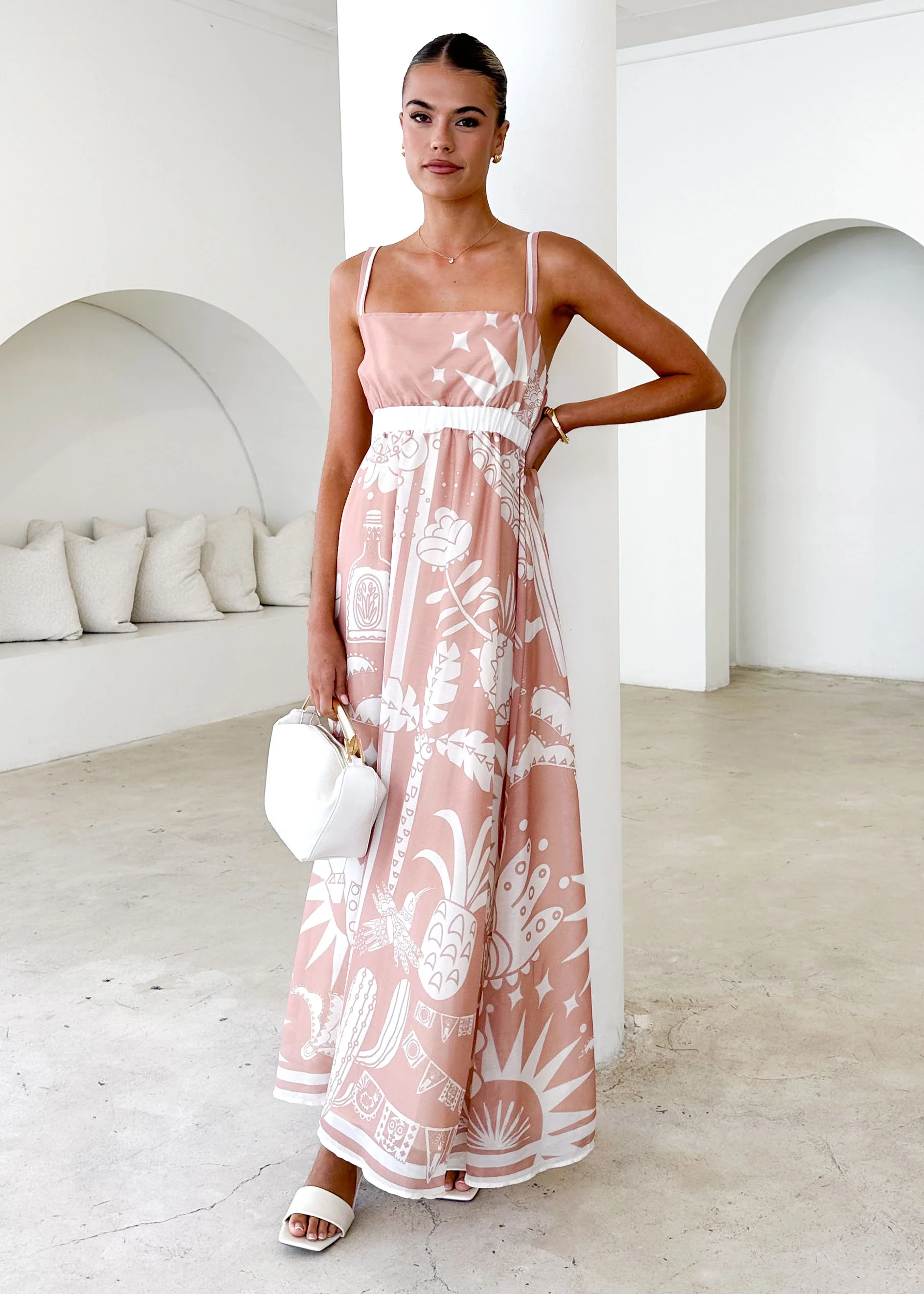 Nerina Maxi Dress - Sand Cabos - Honorern