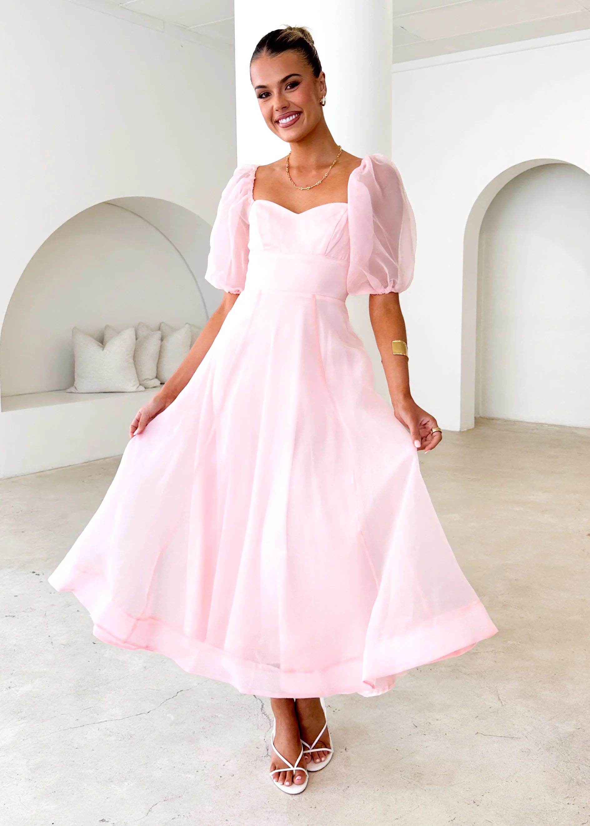 Paradisio Maxi Dress - Peach - Honorern
