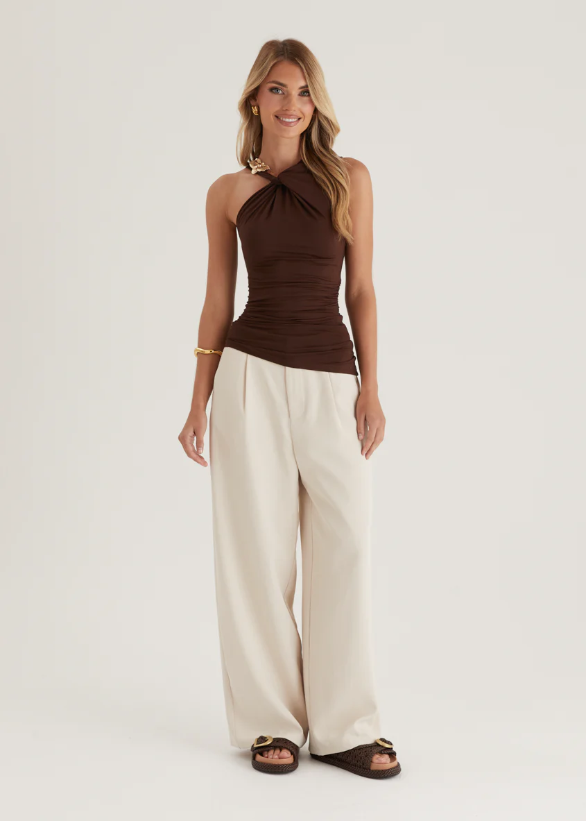 Meeko Top - Chocolate - Honorern