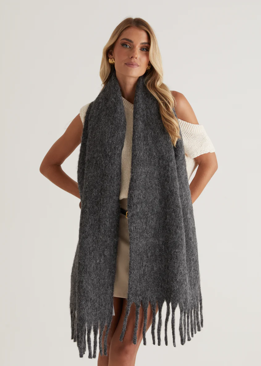 Charli Scarf - Charcoal - Honorern