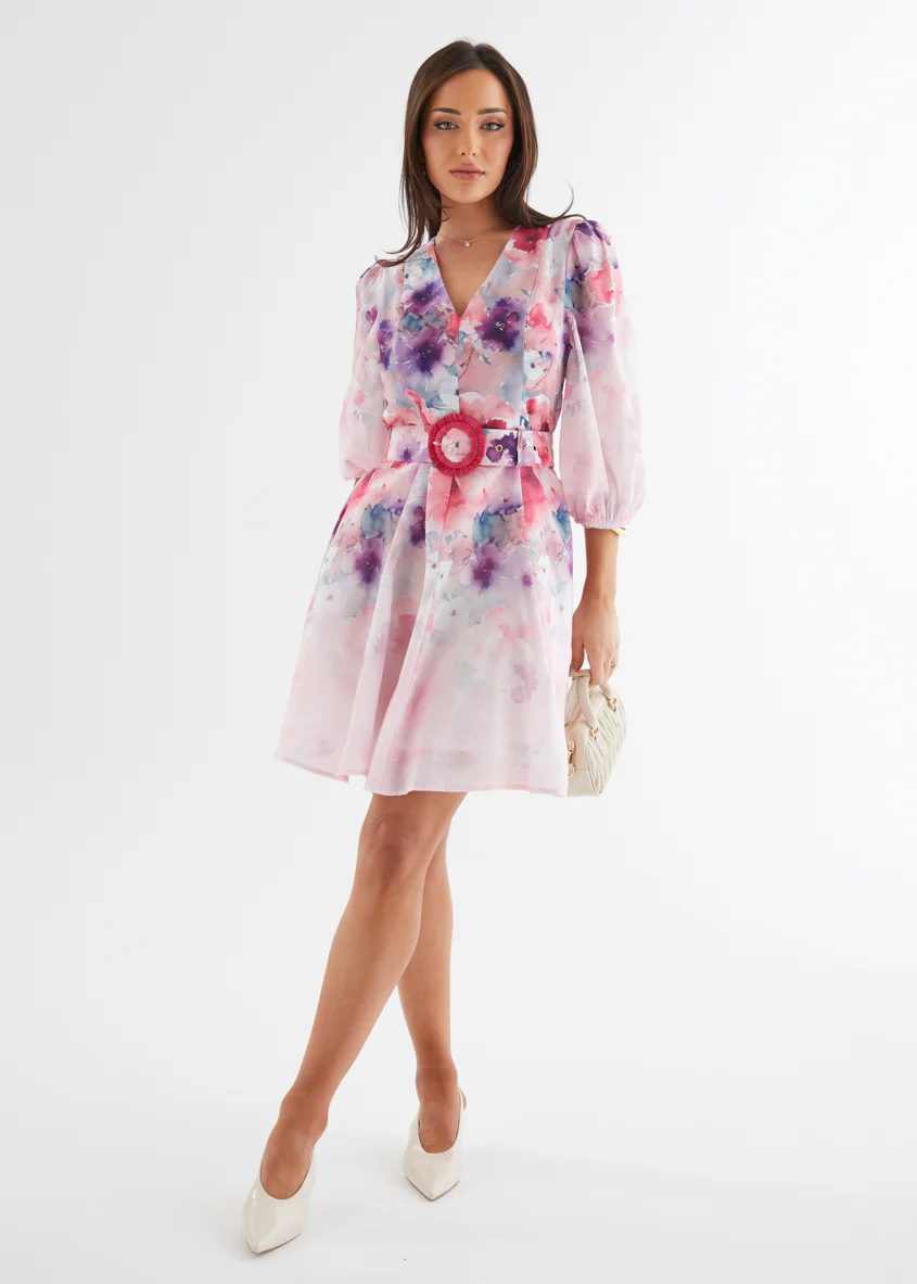 Leslee Dress - Lavender Blossom - Honorern