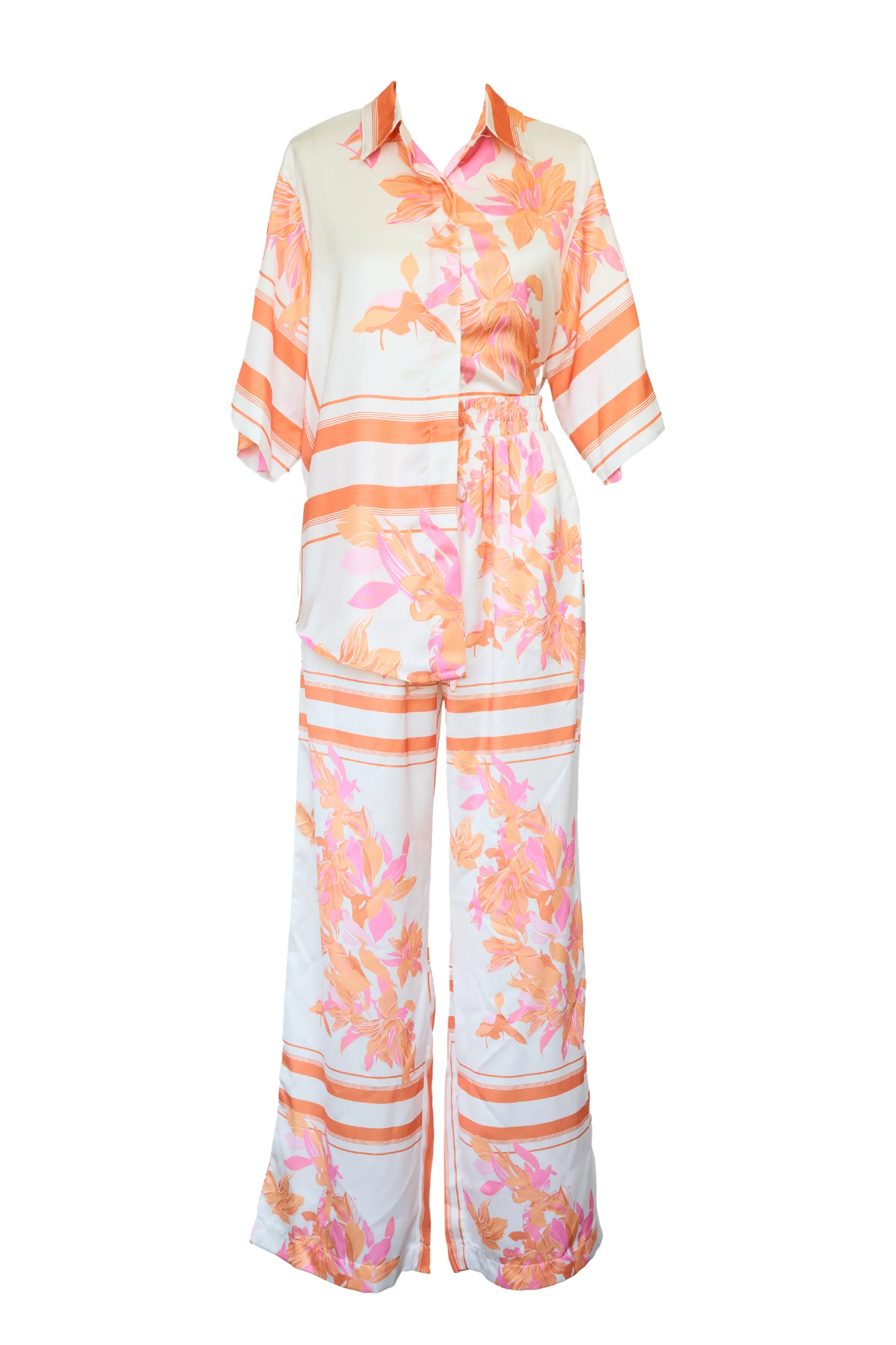 Kaycie Pants - Peach Floral - Honorern