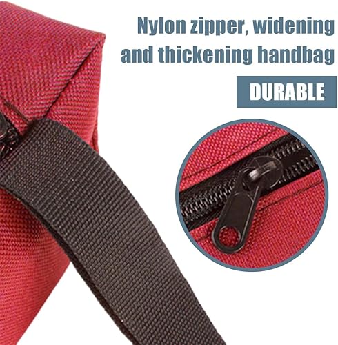 1 pezzo borsa porta attrezzi multiuso, borsa attrezzi, impermeabile, con cerniera, durevole, tessuto di tela, resistenza all'umidità - Honorern