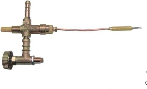 RUBINETTO PER FORNELLONE GAS BOMBOLA CON VALVOLA DI SICUREZZA E TERMOCOPPIA - Honorern