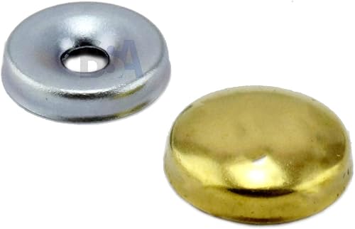 20 Tappi coprivite 16mm IROX Ottone Dorato Spessore 5mm Tappo Copri Vite Viti 16 mm Copriviti oro - Honorern