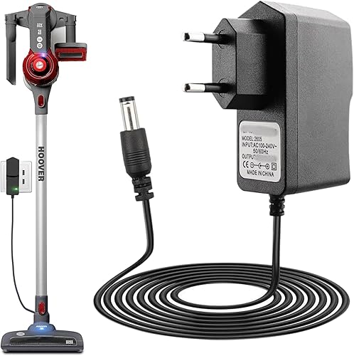 Caricabatterie per aspirapolvere, 26 V, 500 mA. Caricabatterie compatibile con Hoover Aspirapolvere senza fili, aspirapolvere senza fili, per Hoover Aspirapolvere H-Free 100 200 500 700 800 - Honorern