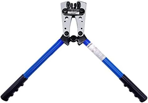 Pinza crimpatrice adatta per capicorda 6,0 – 50 mm ² HX-50SC, adatta per rinforzare capicorda, clip per batteria, occhi in rame - Honorern