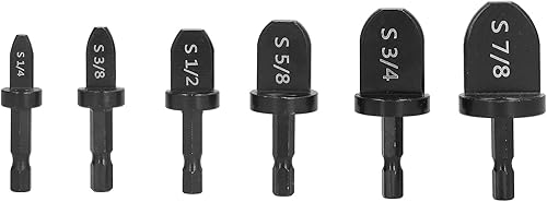 Espansore Per Tubi in Rame, Set di Punte da Trapano Per Utensili di Pressatura, Set di Punte da Trapano Per Utensili HVAC Per Apparecchiature di Condizionamento E Riscaldamento(Hexagonal Shank) - Honorern