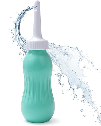 Bidet per WC Universale, Bidet con Doppio Ugello non Elettrico, Pressione Dell'acqua Regolabile (Verde) - Honorern