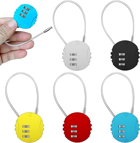 Lucchetto Armadietto Combinazione a 3 Cifre, Lucchetti per Bagagli, Serratura della Password, Serrature Codificata in Lega di Zinco, Per Palestra E Scuola Per Valigia, Bagagli, Palestra - Honorern