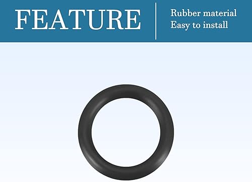 16mm x 12mm x 2mm Nitrile Gomma O-ring x 10pz Rotondo Guarnizione Rondella per Rubinetto Idraulica Riparazione Sigillatura Connessione [Nero] - Honorern