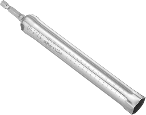 Presa Cava, Dimensioni 17mm Lunghezza 140mm Attacco Esagonale 1/4', Chiave Bussola 6 Punti Dadi Potenza Cambio Rapido - (Applicazioni: Viti Filettate Lunghe/Bulloni/Studi) - Honorern