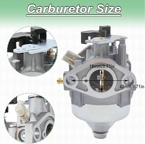 16100-Z9L-811 GCV170 carburatore per Honda HRN216 HRX217K6 HYAA HZAA VKAA VLAA VYAA GCV170LA GCV200LA A1A G5B G5BR S3B Parti di Ricambio per Motore Tosaerba con Candela - Honorern