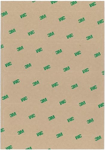 TIESSE - 4 targhette adesive STAFF ONLY - Policarbonato con adesivo ad alte prestazioni - 4 pezzi 140x40 mm su foglio A5 (210x148 mm) - MADE IN ITALY - Honorern