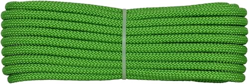 Corderie Italiane 006087427 Doppia treccia skipper alta tenacità, verde flu, 6 mm - 10 metri - Honorern