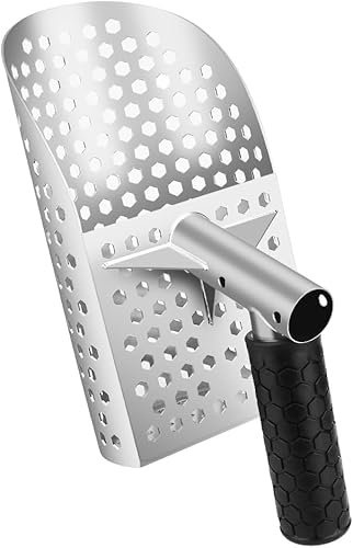 Pala da spiaggia Strumento di rilevamento dei metalli Hexahedron 8mm Foro in acciaio inossidabile Strumento di rilevamento rapido per rilevamento dei metalli da spiaggia - Honorern