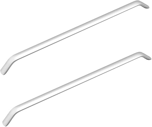 2 Pezzi Maniglie per Mobili da Cucina 320 mm, Moderni Lega di Alluminio Maniglia per Armadio, Cassetti, Porte, Cameretta, Armadi (Argento) - Honorern