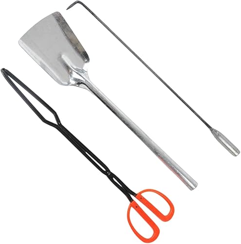 1 Set Set Pala Per Fuliggine Griglie a Carbone Griglia a Carbone Campeggio Hibachi Forno All'aperto Pentola Padella Cucinando Pentole Elettrico Spiedini Kit Ferro Da Stiro - Honorern