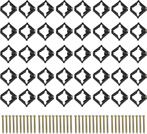 ViaGasaFamido Riparatore di Cassette di Riparazione della Scatola di Giunzione dello Strumento di Riparazione della Scatola Dell'interruttore per Montaggio a Parete 40 Pezzi 86 Mm(#1) - Honorern