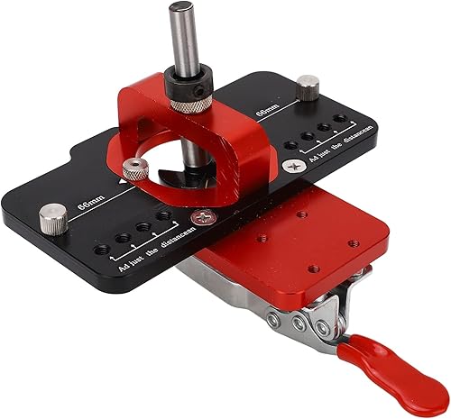Maschera per Alesatura di Cerniere Nascoste Guida per Fori da 35 Mm Strumenti per la Lavorazione del Legno per Porte, Armadi, Installazione Nascosta di Mobili - Honorern