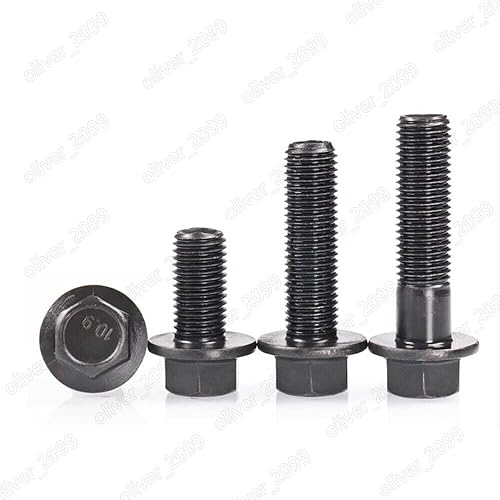 Bulloni a Testa flangiata Esagonale con Filettatura fine in Acciaio(M10 x 1.25 x 80mm) - Honorern