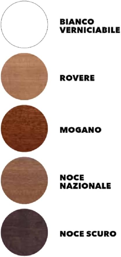 CONF. 10 PZ BATTISCOPA IMPIALLACCIATO PASSAFILO 13X70X2250MM VARIE FINITURE (MOGANO) - Honorern