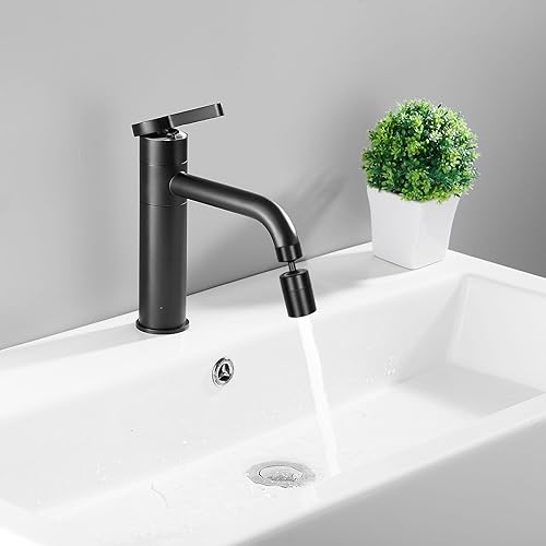 Filtro Rubinetto Cucina, Aeratore Rubinetto Cucina con 4 Filettature Conversione, Girevole 720° Rompigetto Rubinetto Cucina, Rubinetto Antispruzzo per Piatti Gods, per Cucina Bagno Balcone - Honorern