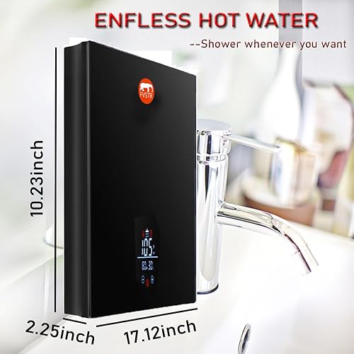 Riscaldatore elettrico libero del serbatoio dell'acqua, FVSTR 9.0W pronto all'uso dello scaldabagno 240V, tutto il punto di utilizzo dello scaldabagno autoregolante della casa - Honorern